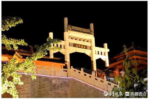 情报站 古色古香 走进德州董子文化街夜景感受浓浓古韵味